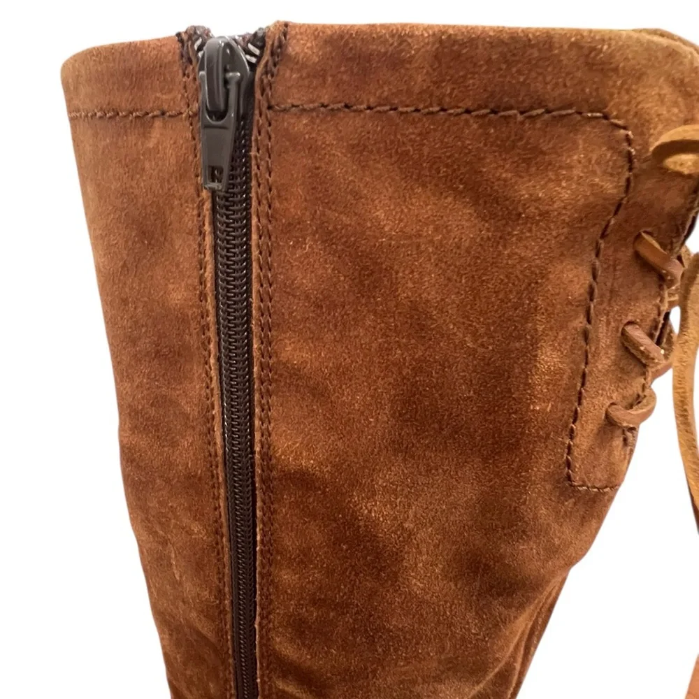 Born Brown Suede Boots Women’s 8